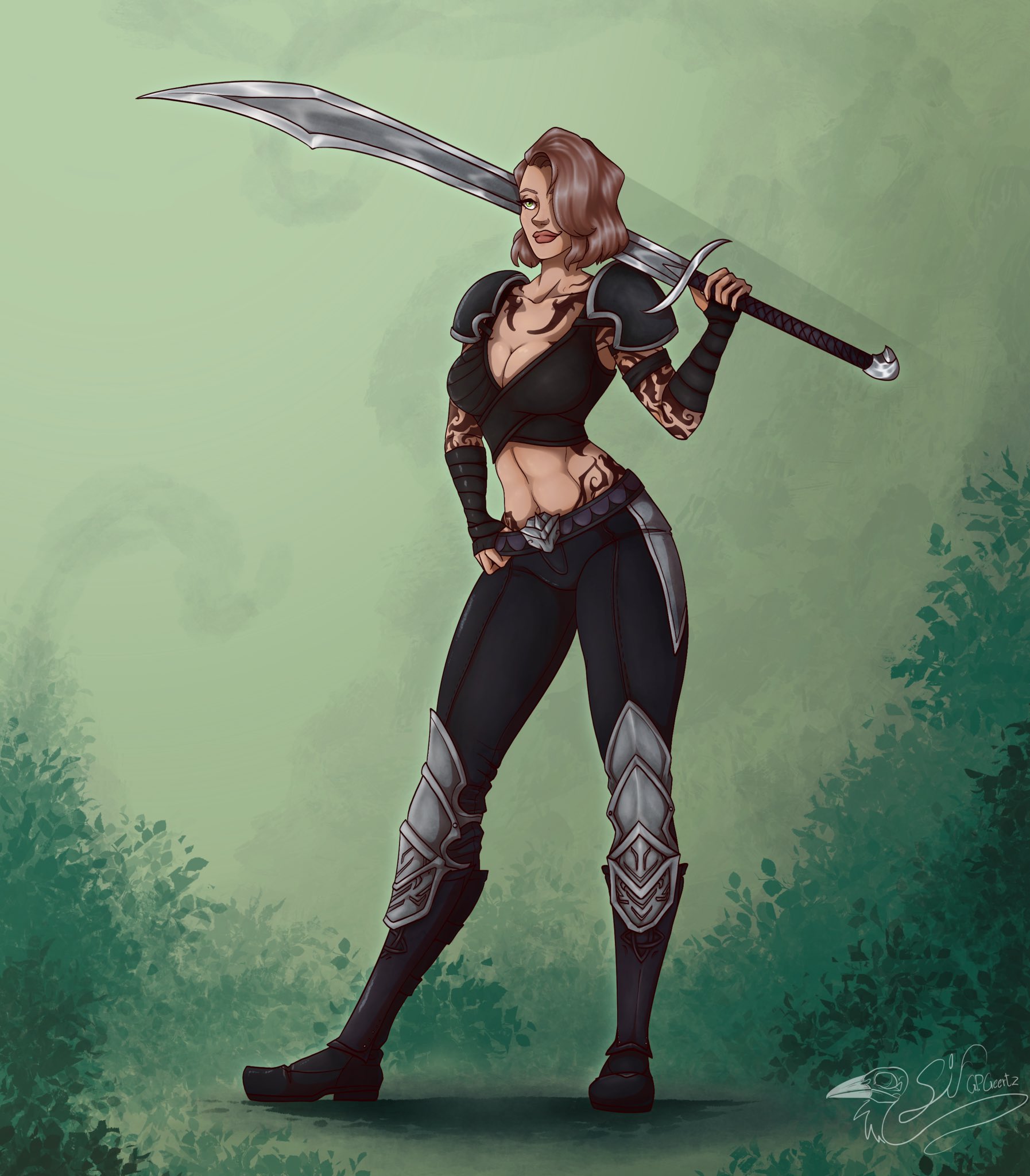grumpy elf on X: “Aand another commission for a guildie of their 