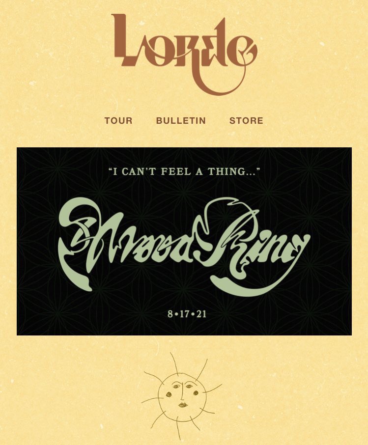 DidLorde's tweet photo. not today but apparently lorde thought it was a good idea to release mood ring TOMORROW, 3 days before solar power cames out and now i’m freaking out even MORE https://t.co/3PFM5d6m5v
