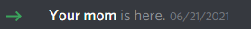 GDMuhammad1's tweet photo. @discord I love discord, even my mom uses it and probably your mom too! https://t.co/yUAJIOb722