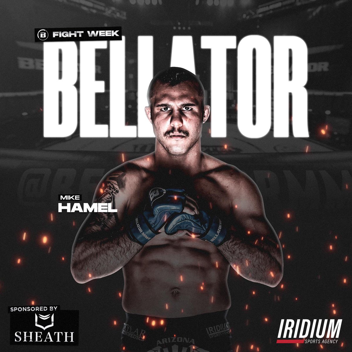 🚨 #TeamIridium beast <a href="/magicmikemma/">Michael Hamel</a> makes his highly anticipated return to the <a href="/BellatorMMA/">Bellator MMA</a> cage at #Bellator265 💪🏽 #TheDarkside
