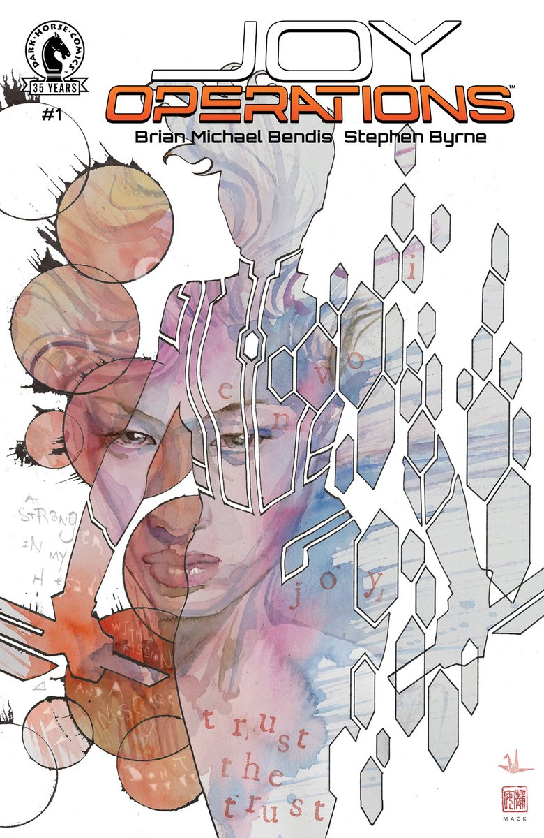 Joy Operations - comic variant cover by David Mack
