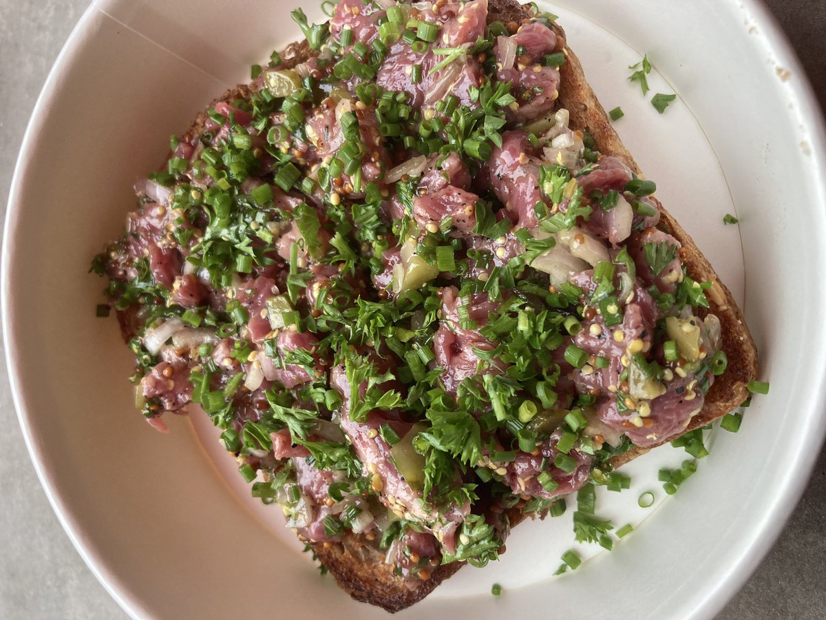 Hermit of a Thousand Faces on Twitter "Tartare toast steak house
