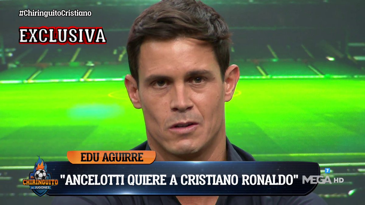 elchiringuitotv's tweet photo. 🚨EXCLUSIVA de @EduAguirre7🚨 

"ANCELOTTI es el que ha INICIADO TODO con conversaciones porque quiere el REGRESO de CRISTIANO al Real MADRID" #ChiringuitoCristiano https://t.co/oHG2dnfeNi