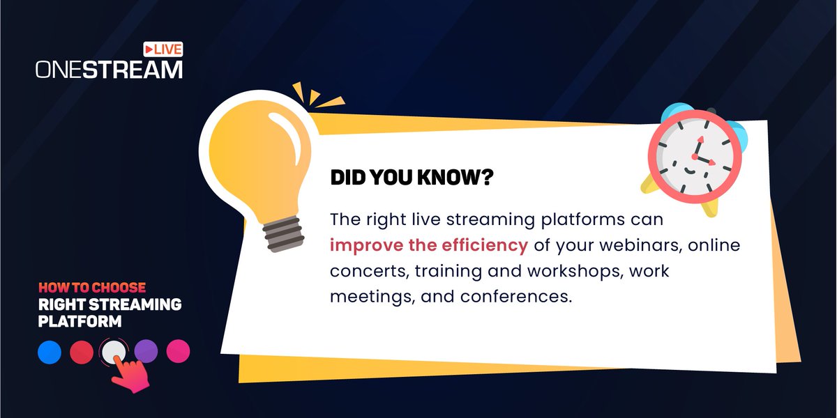 onestreamlive's tweet photo. So why do they tell you to choose the right social media platform wisely?
Here's everthing you need to know: https://t.co/gDWzxZMrl9
#guestweek #onestreamlive https://t.co/FkHnXpDQkB