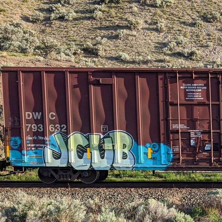 GraffitiExpress's tweet photo. jcub justo
#kamloops #train #graffiti #art
#jcub #justo https://t.co/WV5UK7eFue