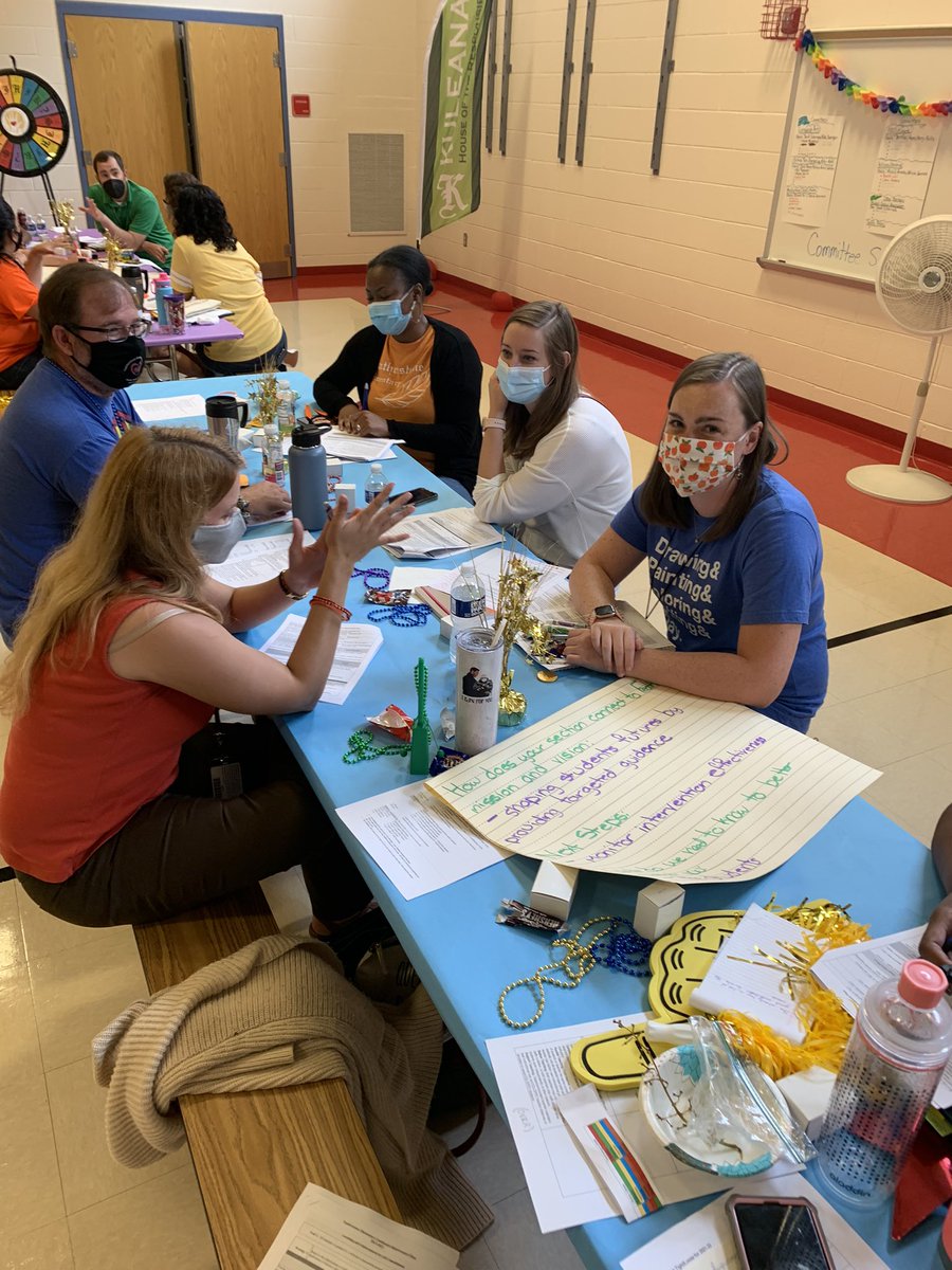 DariaGroover's tweet photo. Continuous improvement plan jigsaw today! Thank you to @MoniqueWatford for planning an engaging strategy to get us on the same page! #falconstrong @FeatherstonePWC @OPL_PWCS @LDMcDade https://t.co/u5gJjhnjuQ
