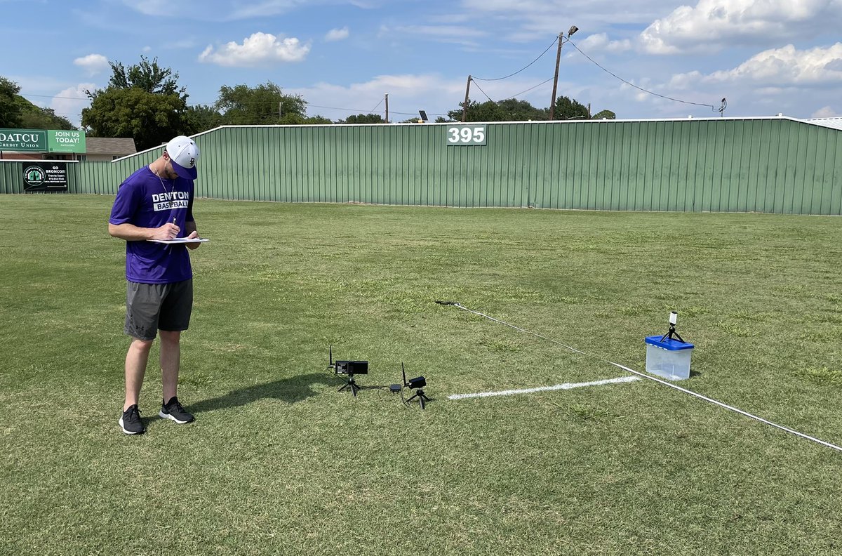 Day #1 Fall Bronco Baseball tryouts… Kids were prepared, hustled, and worked hard. Got some lazer 60 times, exit velo, and rated swings then rated defensive skill sets! Getting scores to see how we improve! <a href="/Denton_Baseball/">Denton High Baseball</a> @DentonBroncos #HFST