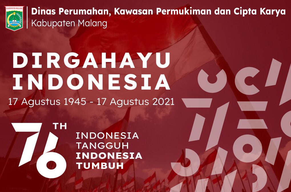 dpkpck's tweet photo. Dirgahayu Republik Indonesia yang ke-76, Indonesia Tangguh, Indonesia Tumbuh

#HUTRI76 #DirgahayuRepublikIndonesia
#17Agustus1945
#KemerdekaanIndonesia #Indonesia #IndonesiaTangguh #IndonesiaTumbuh #KabupatenMalang #Malang #Dpkpck #DpkpckKabupatenMalang https://t.co/Y7ORjxHRty