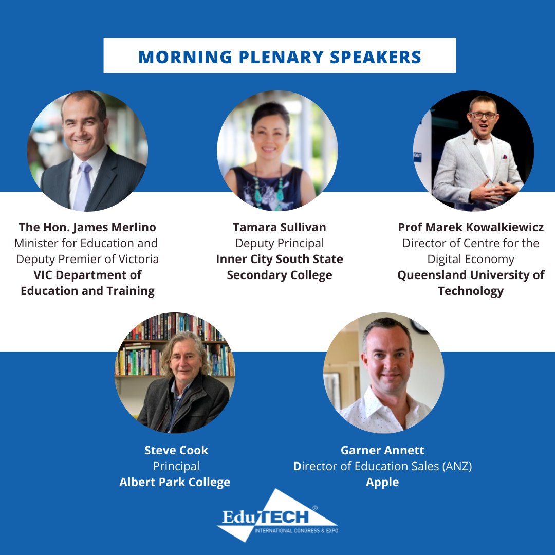 EDUtech_AU's tweet photo. Did you catch our fantastic Plenary this morning? If you missed all the action, don't worry you can watch it all on demand. Already registered? Login now https://t.co/FZTuVluW3V. Haven't registered yet? There's still time! Get your FREE virtual pass here! https://t.co/MrN6AcHCG9 https://t.co/DnREw87QA4