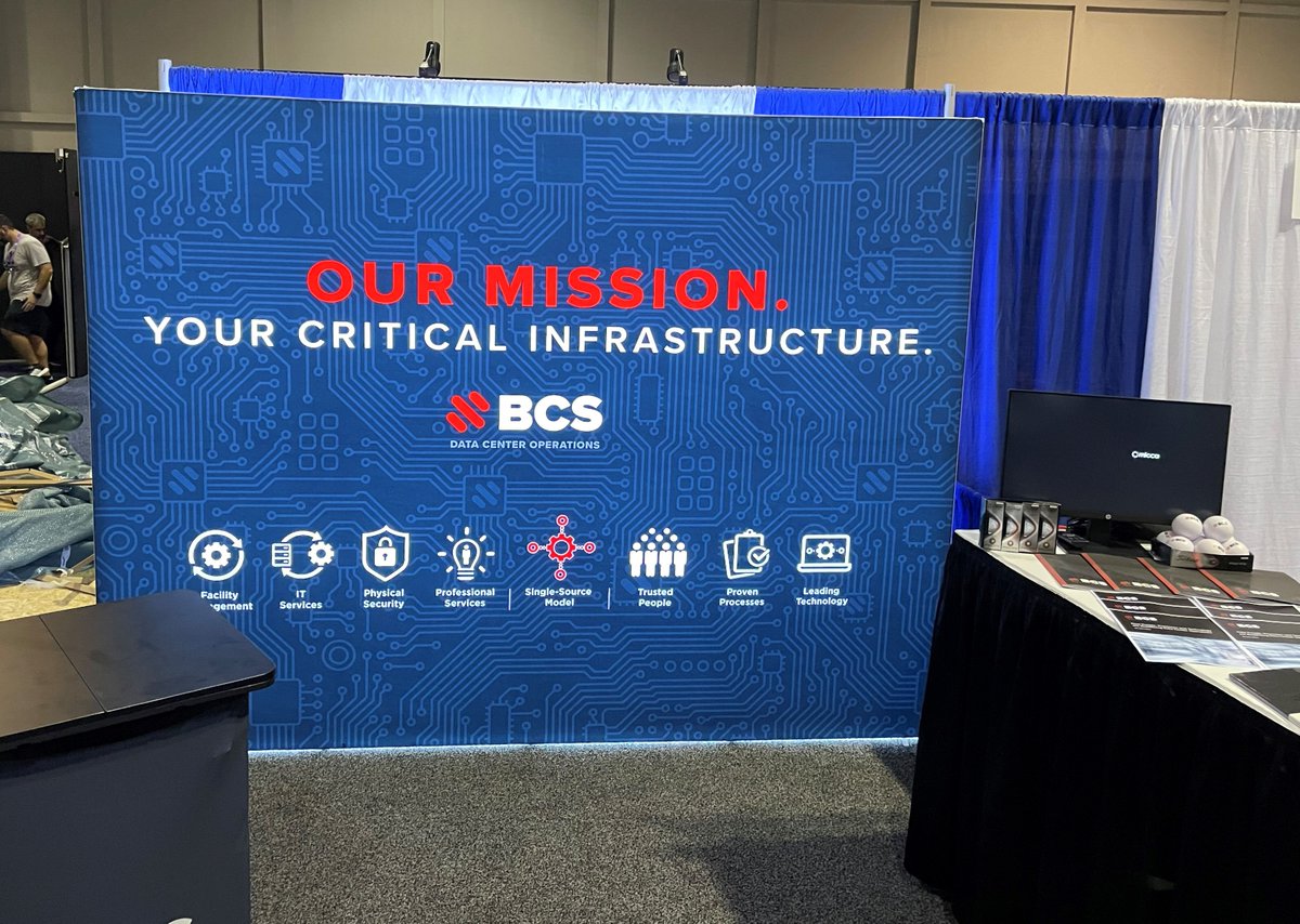 Come visit <a href="/BCS_FMSolutions/">BCS</a> at #datacenterworld, booth 419 tomorrow in the exhibit hall. #datacenters #criticalinfrastructure