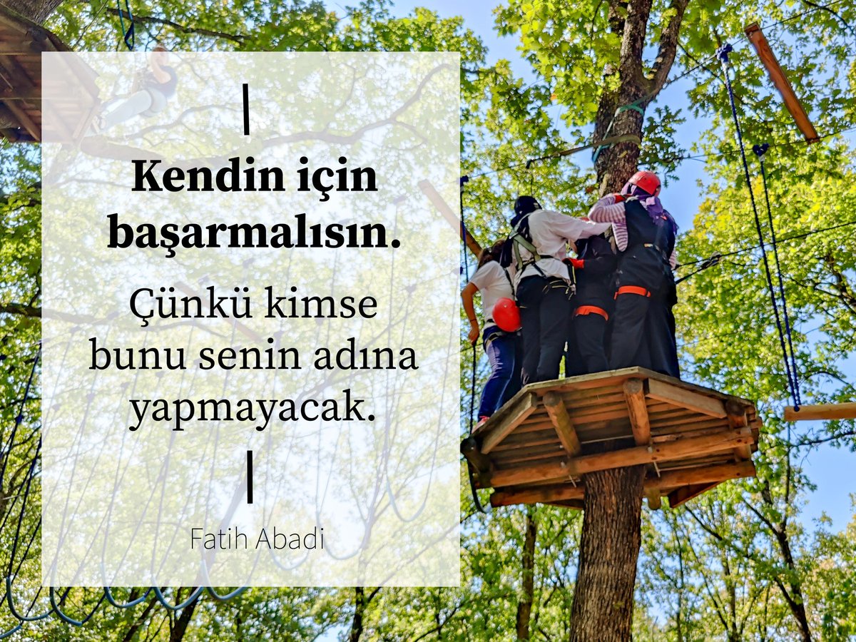 Kendine inanmaya başlayana kadar kimse sana inanmayacaktır. Birilerinin senin adına başarmasını bekliyorsan kendine ait bir hikayen asla olmayacak.