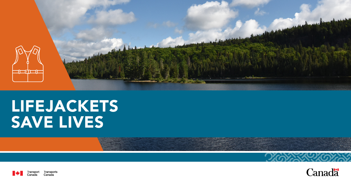 #BoatingSafety tip: Make sure your lifejacket or personal flotation device is approved for use in Canada. Look for a label that says the device has been approved by Transport Canada, <a href="/CoastGuardCAN/">Canadian Coast Guard</a>, or <a href="/FishOceansCAN/">Fisheries and Oceans</a>. For more info: ow.ly/cSyG30rK4vX