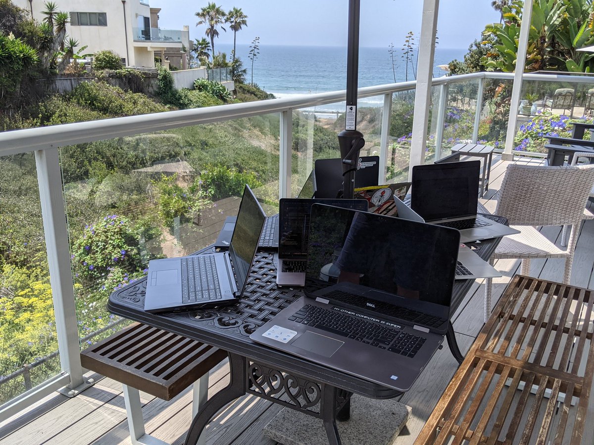 Paesani Lab (@paesanilab) on Twitter photo Time for a surf #break at the #QuantumMultiScale #hackathon 2021 with the <a href="/OAndreussi/">Oliviero Andreussi</a> and <a href="/MikPavanello/">Michele Pavanello</a> groups.
#rigorouspreciseandfun #compchem #RealTimeChem #NSFfunded Time for a surf #break at the #QuantumMultiScale #hackathon 2021 with the <a href="/OAndreussi/">Oliviero Andreussi</a> and <a href="/MikPavanello/">Michele Pavanello</a> groups.
#rigorouspreciseandfun #compchem #RealTimeChem #NSFfunded