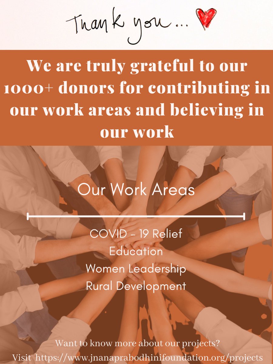 SupportJPF's tweet photo. With the immense support from our 1000+ donors, we have been able to accomplish our goals in 8 different projects and will continue working toward bridging communities for sustainable futures!
#supportJPF https://t.co/l6IBDXWGXs