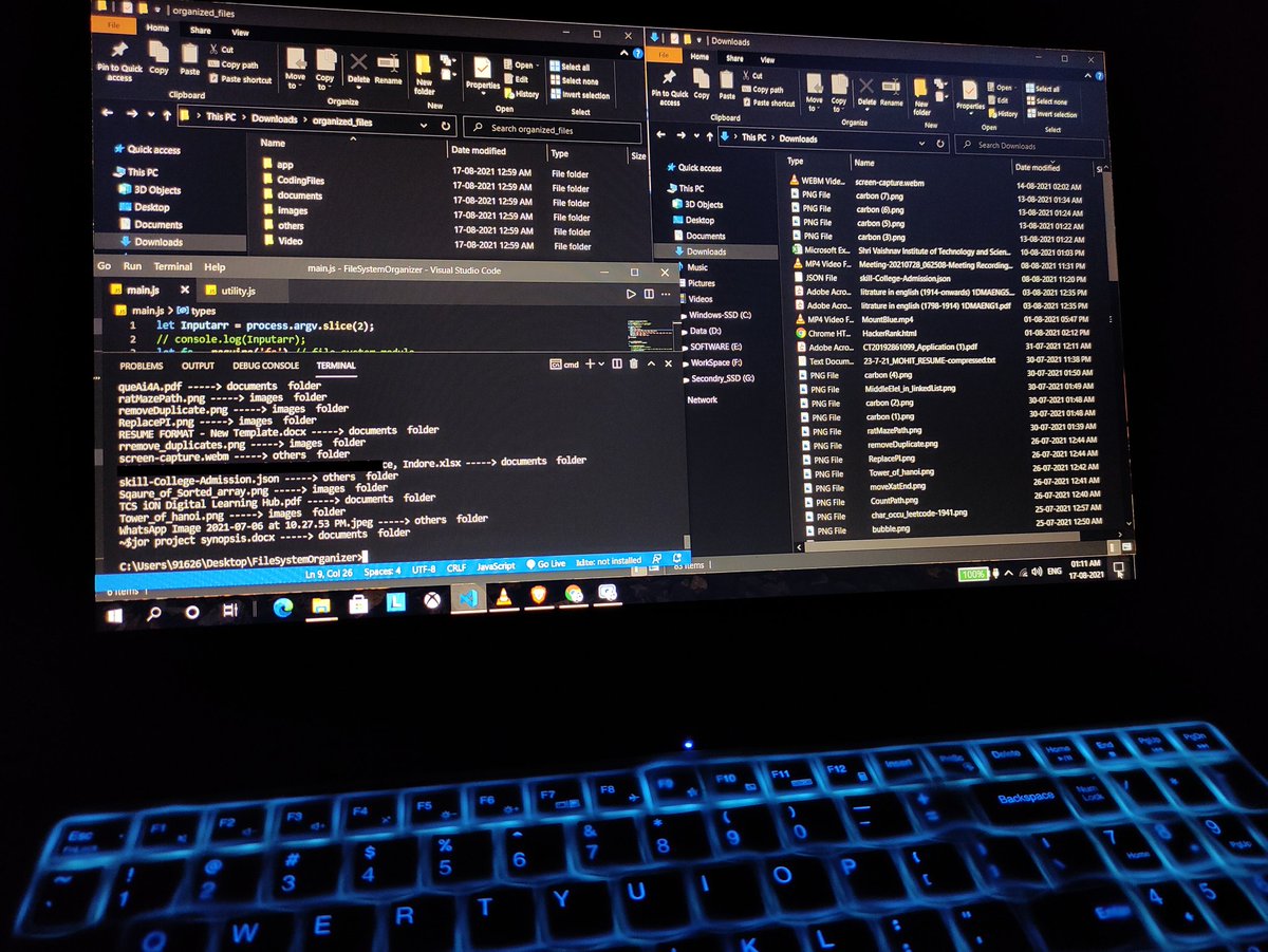 MohitVi12436909's tweet image. I started knowing the power of JavaScript and NodeJs.
Build my own FileManager 😎😎
Thanks @akshaymarch7 bhiya😎
#namstejavascript
#CodeNewbies #JavaScriptDeveloper #Nodejs #100DaysOfCode