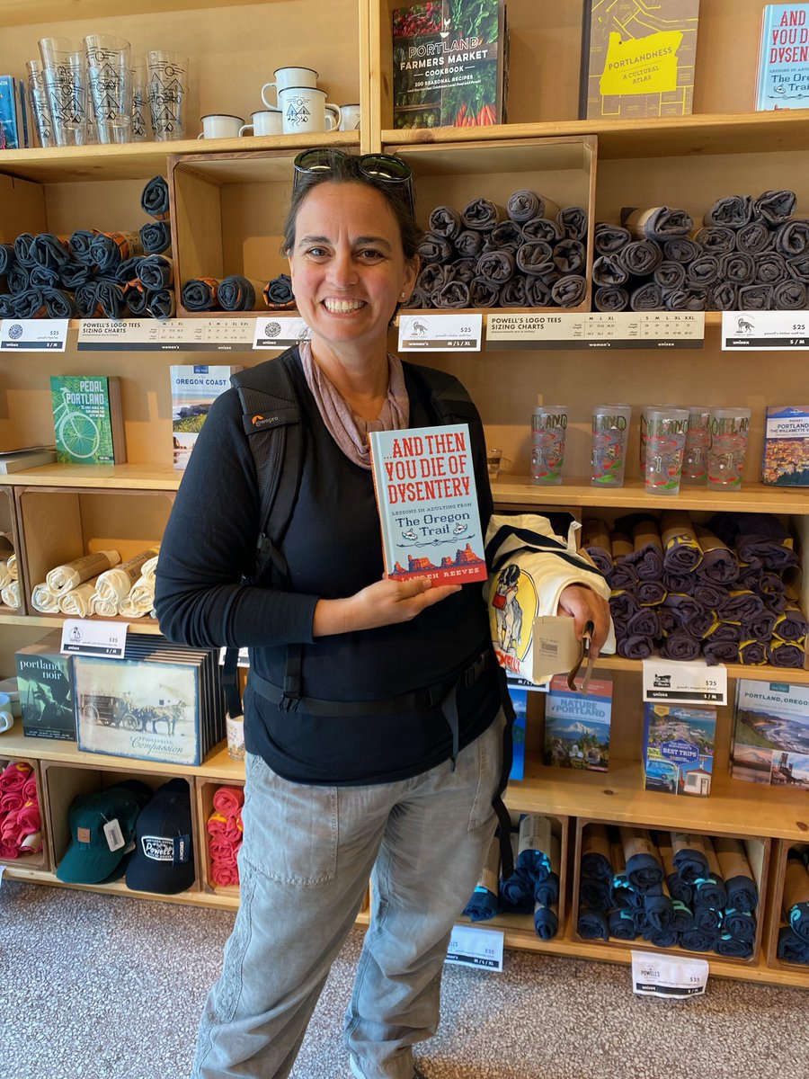 Markleys's tweet image. Powell’s in Portland, OR was so fun. I picked up 3 local authors and finished 2 so far. 📚 ❤️ 
Loved PNW mountains, vineyards, books. 
I finally made it to Oregon (since my beginning attempts on the “trail” circa 1984 😂)
#writingcommunity #independentbookstore @Powells