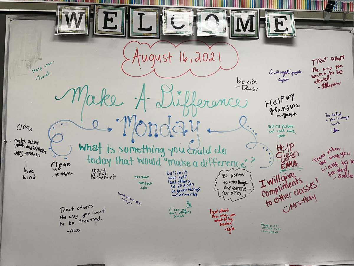 haystravelers's tweet photo. How will you make a difference today? @PleasantUnionYR #MakeADifference #graffitiboard https://t.co/OjSir8xwzt