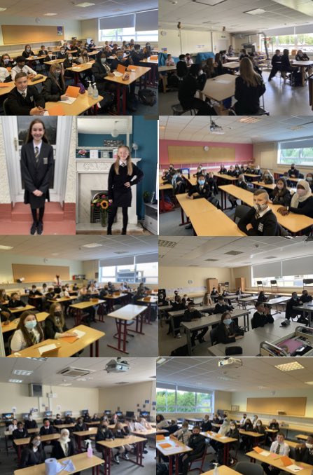 MrQuinn_STA's tweet photo. Well done to our new #SuperS1 after a fantastic start @StThomasAqSec today! Everyone looked great in full school uniform and classes were already working hard ๐. See you tomorrow at 8.45am!#capableofgreatthings https://t.co/f20YVF2pRs
