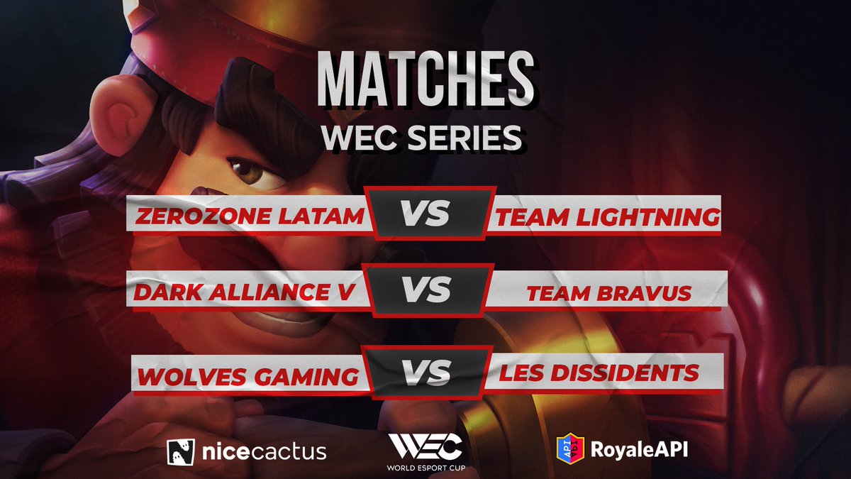 WEC (World Esport Cup) (@wccfrance) on Twitter photo MATCHS DU JOUR
<a href="/zerozoneclub/">.</a> Latam 🆚 <a href="/TeamLightning8/">Team Lightning</a>
<a href="/DarkAllianceV/">Dark Alliance V</a> 🆚 <a href="/Team_Bravus/">Team Bravus</a>
@Wolves_GamingGG 🆚 <a href="/LDissidents/">Les Dissidents</a> MATCHS DU JOUR
<a href="/zerozoneclub/">.</a> Latam 🆚 <a href="/TeamLightning8/">Team Lightning</a>
<a href="/DarkAllianceV/">Dark Alliance V</a> 🆚 <a href="/Team_Bravus/">Team Bravus</a>
@Wolves_GamingGG 🆚 <a href="/LDissidents/">Les Dissidents</a>