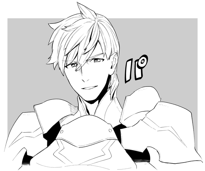 これは顔だけ描きたかったパーシヴァル。 