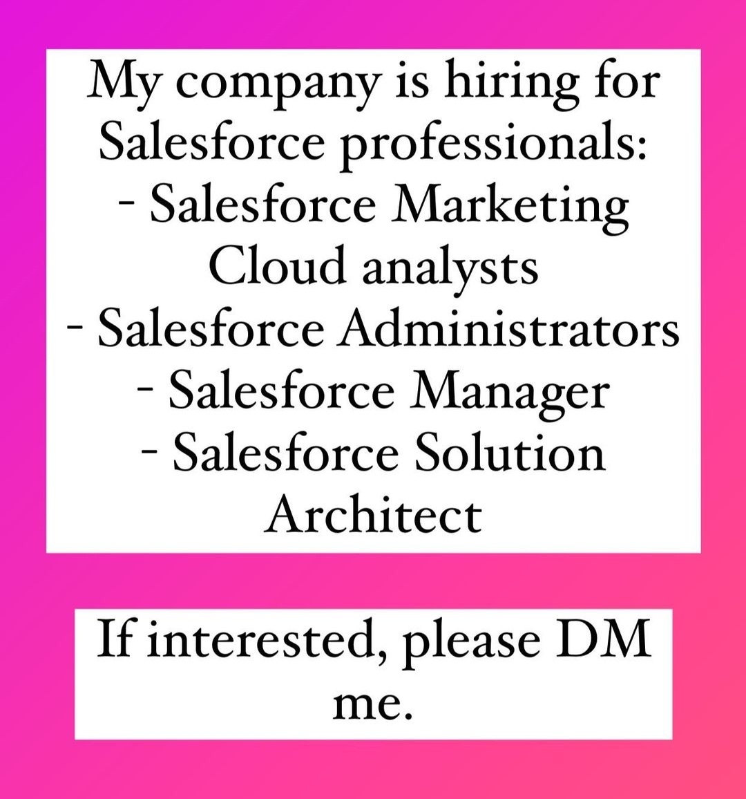 #Salesforce #BlackTechTwitter