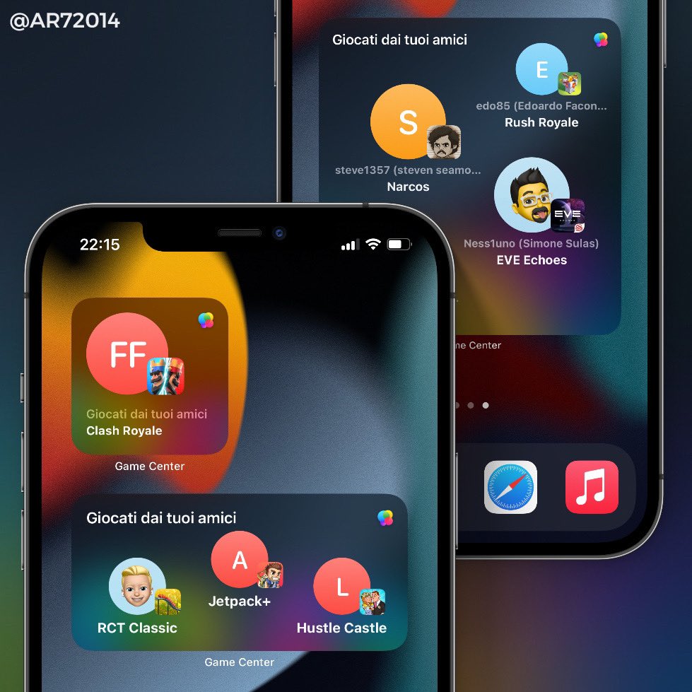 AR72014's tweet image. #iOS15 #iOS15beta #iPhone #widget #widgets #homescreen #gamecenter 

in my opinion the most beautiful widget graphically released with iOS15 (so far) is the Game Center Widget

do you agree?