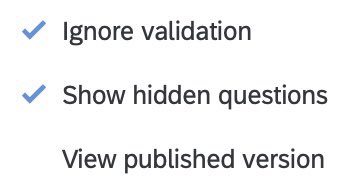 Qualtrics reminding me that internal validation is often more important than external in academia😆