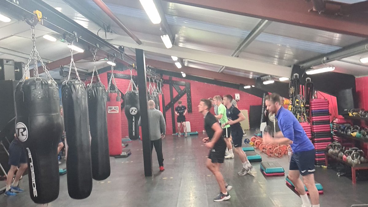 Our squad was once again getting put through their paces at Magee Health and Fitness in Belfast this evening. Our thanks go to <a href="/Brian_Magee/">Brian Magee Fitness</a> and his team for providing the sessions.