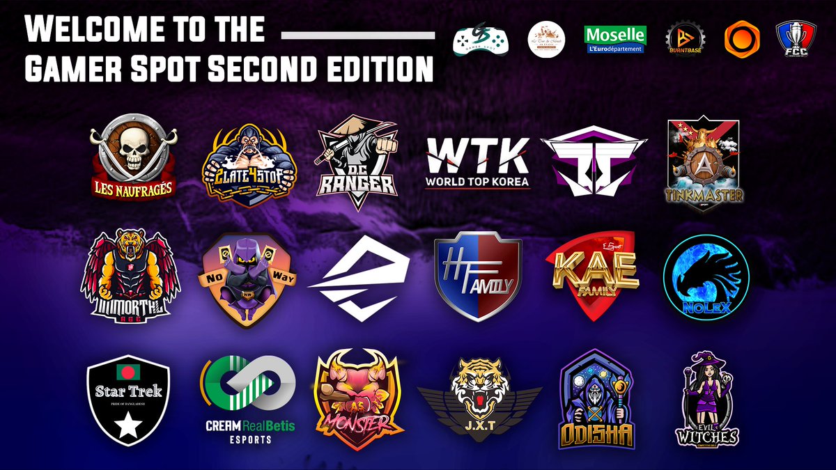 FrenchCup's tweet image. 🇫🇷 Voici la 3ème partie des teams invitées à la #GamerSpot ! 👊🔥
Soyez prêts pour les prochaines ! 👀

🇬🇧 Here are the third set of invited team for the #GamerSpot ! 👊🔥
Stay tuned for the next ones ! 👀