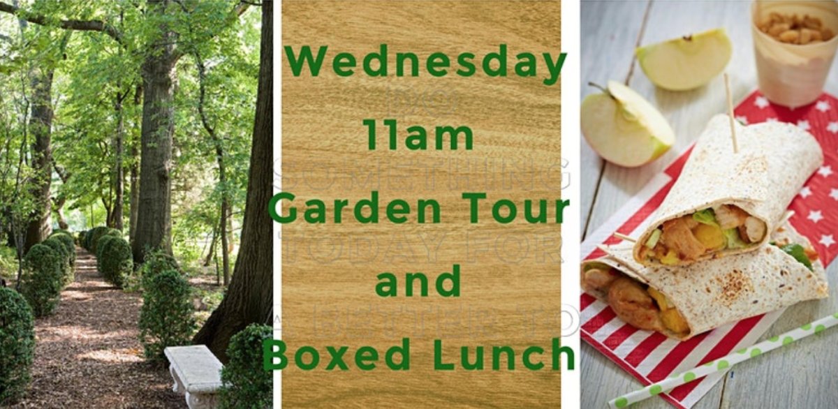 Enjoy your lunch after a tour of the garden. No need to bring your own, Liberty Hall Museum has you covered for a small fee.

#gecc 
#geccmember 
#elizabeth 
#newjersey
