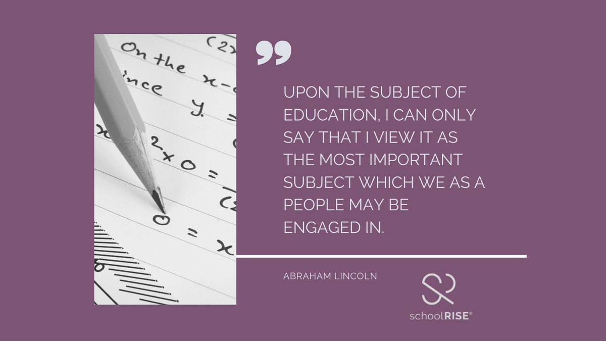 schoolRISEUSA's tweet photo. #schoolRISE #MondayMotivation https://t.co/Jrppaf4Y8Z