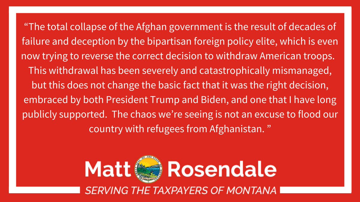 Matt Rosendale tweet media