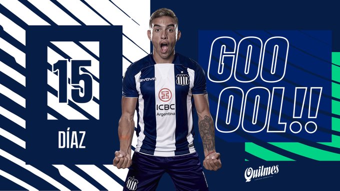 CATalleresdecba's tweet photo. #TalleresSanLorenzo | ⏱️ 15' 1T | 1⃣-0⃣

⚽️ Enzo Díaz abre el marcador ante @SanLorenzo.

🔵⚪️ #VamosTalleres https://t.co/xj7EAqSDnF