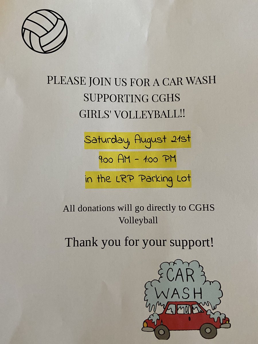 Come out and support the girls volleyball team this Saturday!!