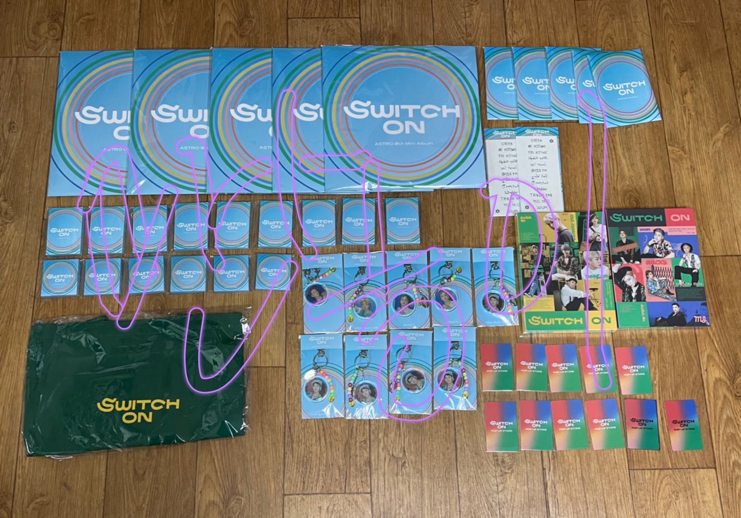 ASTRO グッズセット SWITCH ON ASTRO Switch on ポップアップストアグッズセット（만송이♥韓国
