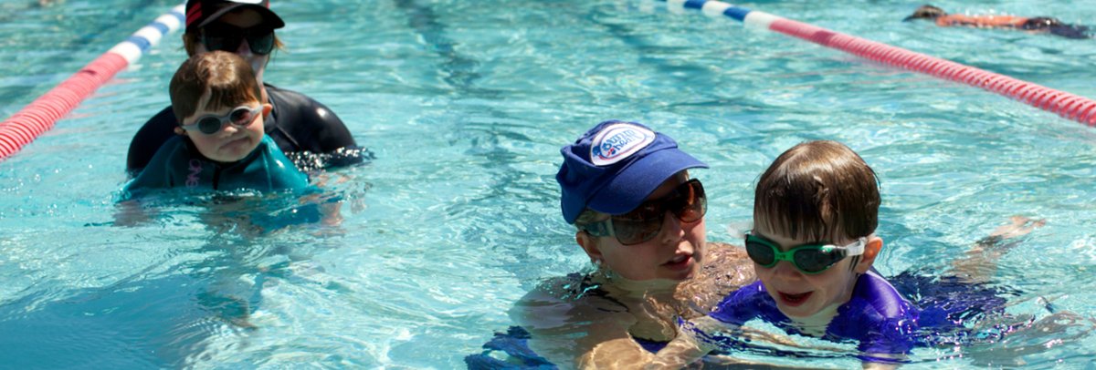 Did you know magic happens in the water? It does <a href="/swimwithheart/">Swim with Heart</a>! Specially trained instructors help swimmers break through emotional, mental, and physical barriers &amp; open up new possibilities. #Swimming #disability #donate #santamonica #nonprofit #children  #autism #epilepsy