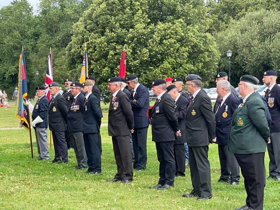 SolentREA's tweet photo. This weekend member of the branch joined the Southampton Veterans Center at a belated VJ day commemoration, followed by a family Picnic. https://t.co/2tGCX7iJMK