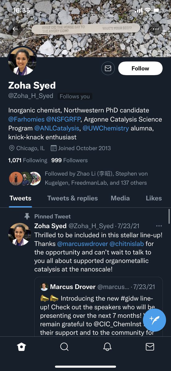 Me and <a href="/TimGoetjen/">Tim Goetjen</a> unfollowing <a href="/Zoha_H_Syed/">Zoha Syed</a> to get her back to sub 1K followers. We will not tolerate her follower-fishing!