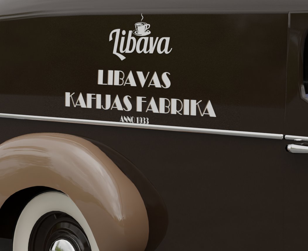 RealRobinMik's tweet image. 1938 Ford-Vairogs V8 Delivery Van. 3D model for my game project about 1930s Latvia! 

#Liepaja #Latvia #indiegames #3D