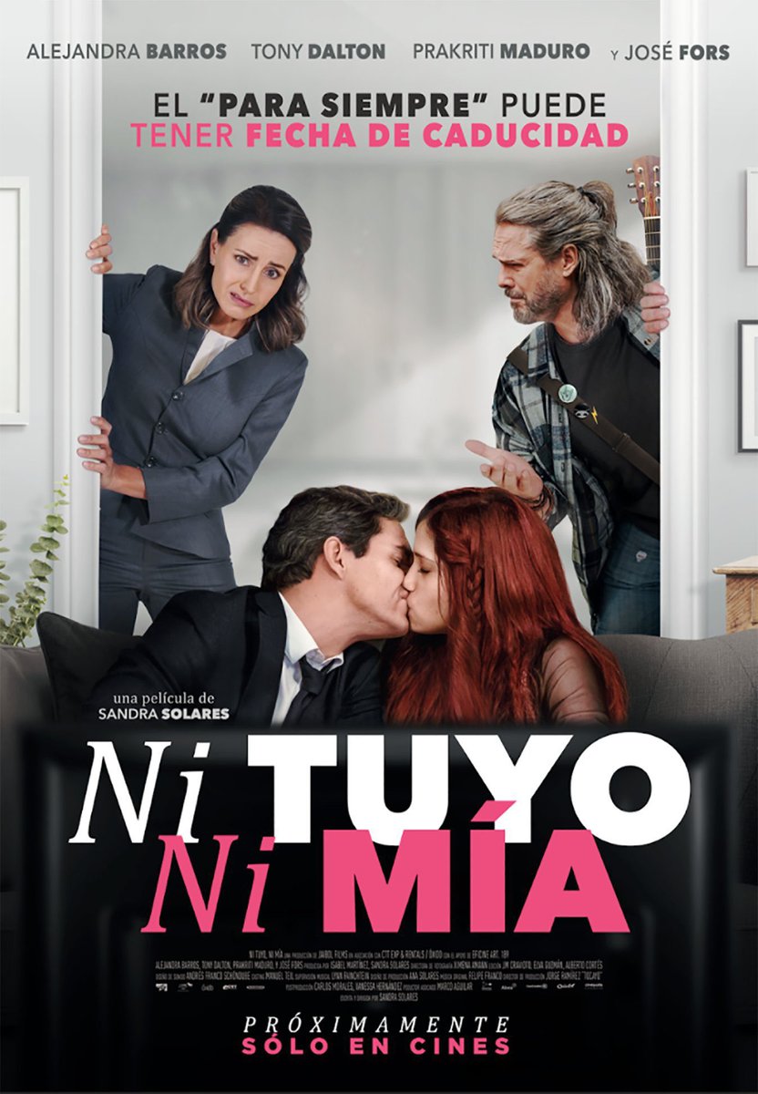 CineSpoilersMex's tweet photo. ¡Cinespoilers queridos! 

Tenemos PASES DOBLES para que asistan a la premier de la película #NiTuyoNiMia protagonizada por @alealebarros y @joseforsoficial 

🎟Gana tu pase doble 
La función es mañana en Cinepolis Satélite 

🔹Da RT y fav 
🔷Deja tu nombre completo https://t.co/Kyk5Dunk05