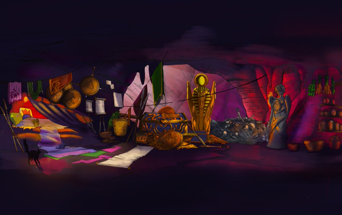 tiredmoonstudio's tweet photo. Some Updates on Meduda: Heart of stone. We are almost done the first third so here is a few previews. #gamedevelopment #gamedevs #indiegames #IndieGameDev #medusa #MedusaHeartOfStone #MHOS #gameart https://t.co/nl4lchwMiO