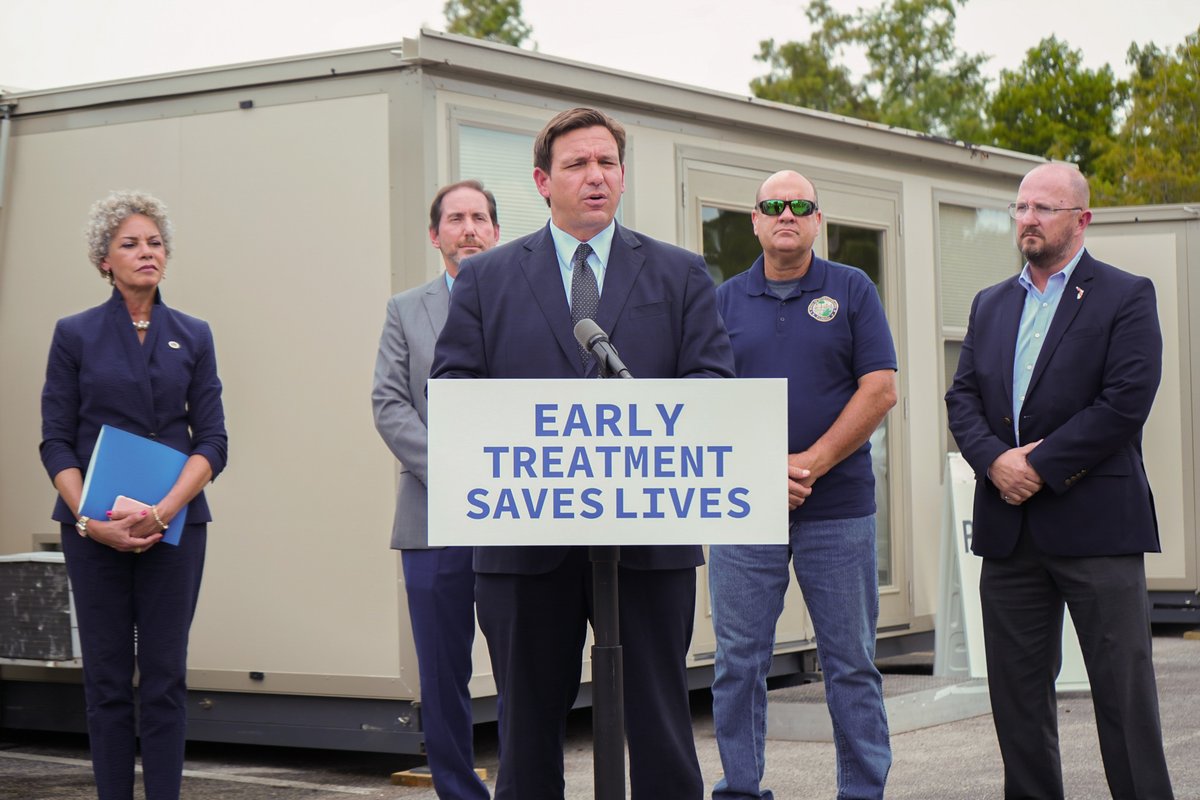 GovRonDeSantis's tweet image. As of today, the Camping World Stadium in Orlando will serve as a monoclonal antibody treatment site, open 7 days a week, with a capacity of 320 patients a day.

Expanding access to this treatment will help our most vulnerable stay out of the hospital and save lives.
