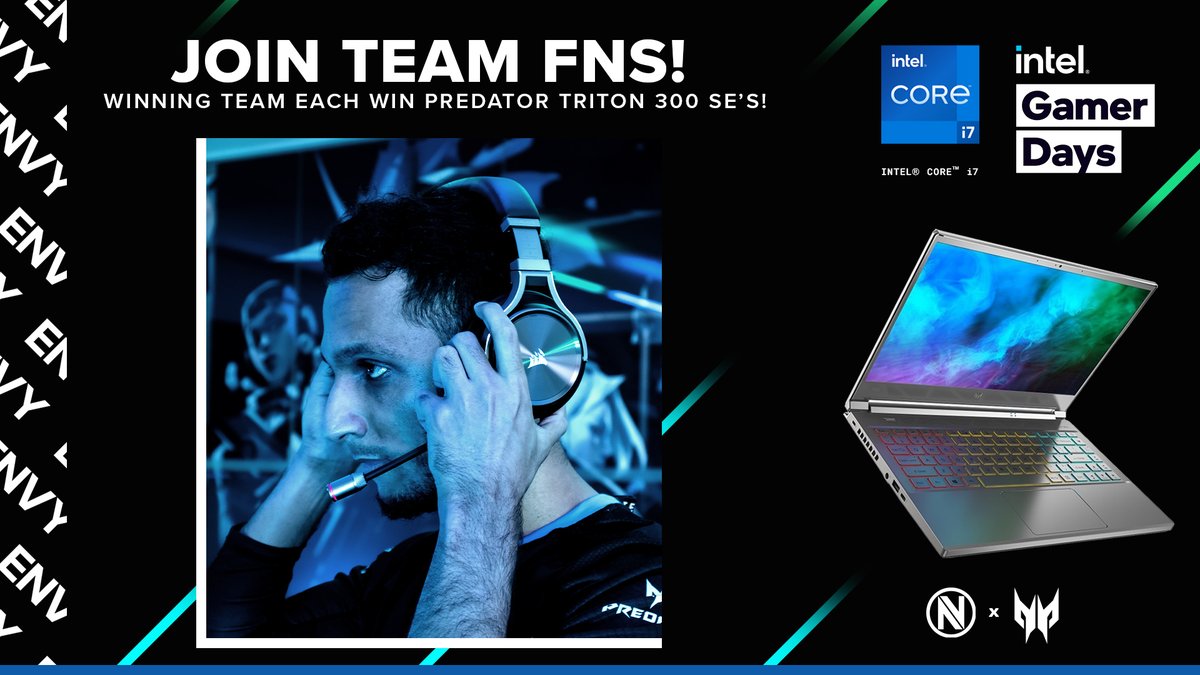 FNS's tweet photo. Retweet this to play with me vs Team @Marved6 

Everyone on the winning team will get a Predator Triton 300 SE laptops thanks to @PredatorCanada! https://t.co/oXI2W2oX3P