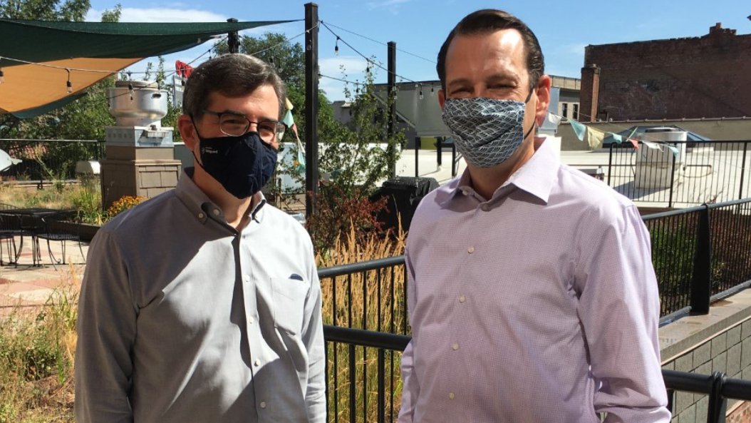 EvergreenGovRel's tweet photo. Evergreen Everywhere! This week we're masked up and on the road visiting legislators throughout the state. Thank you Senate Majority Leader @andybillig for your continued support! https://t.co/OgRnQ9xedu