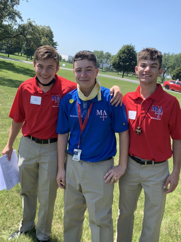 MACampusMin's tweet photo. Thrilled to welcome our new students today for day 1 of our MA Way orientation program! Shout out to the @marmionacademy Mentors for their leadership! #WeAreMA https://t.co/UWudcuUzPr