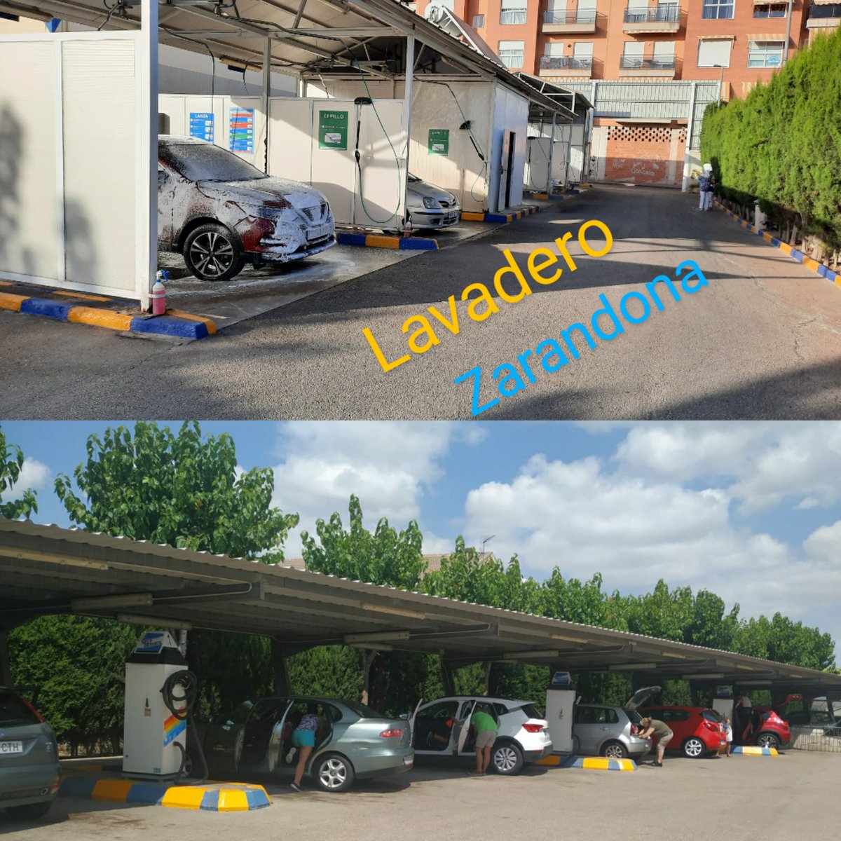 Los mejores lavaderos de la region.lavadero la archenera,en Archena y lavadero zarandona en avda Reino de Murcia.prueva nuestro calon de espuma entre otros muchos servicios.