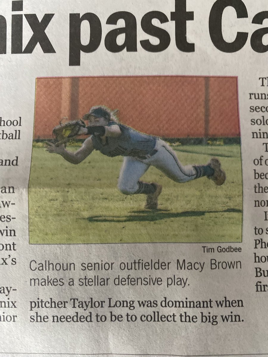 Macyballer31's tweet photo. My picture was in the newspaper from our game against Sonoraville Tuesday. πππ€ #BETHEi #keepgrinding #ladyjacket https://t.co/Qx7822Al92