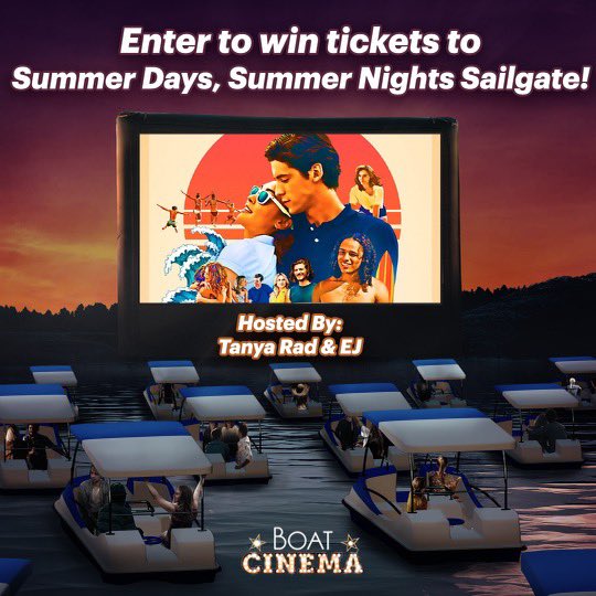 HEY LOS ANGELES!!! You can enter for a chance to win your way into the #SummerDaysSummerNights Sailgate Hosted by our very own <a href="/TanyaRad/">Tanya Rad</a> &amp; <a href="/ItIsMeEJ/">It’s EJ</a>! 

Enter here: Kiisfm.com/summer ☀️
<a href="/1027KIISFM/">102.7 KIIS FM</a>