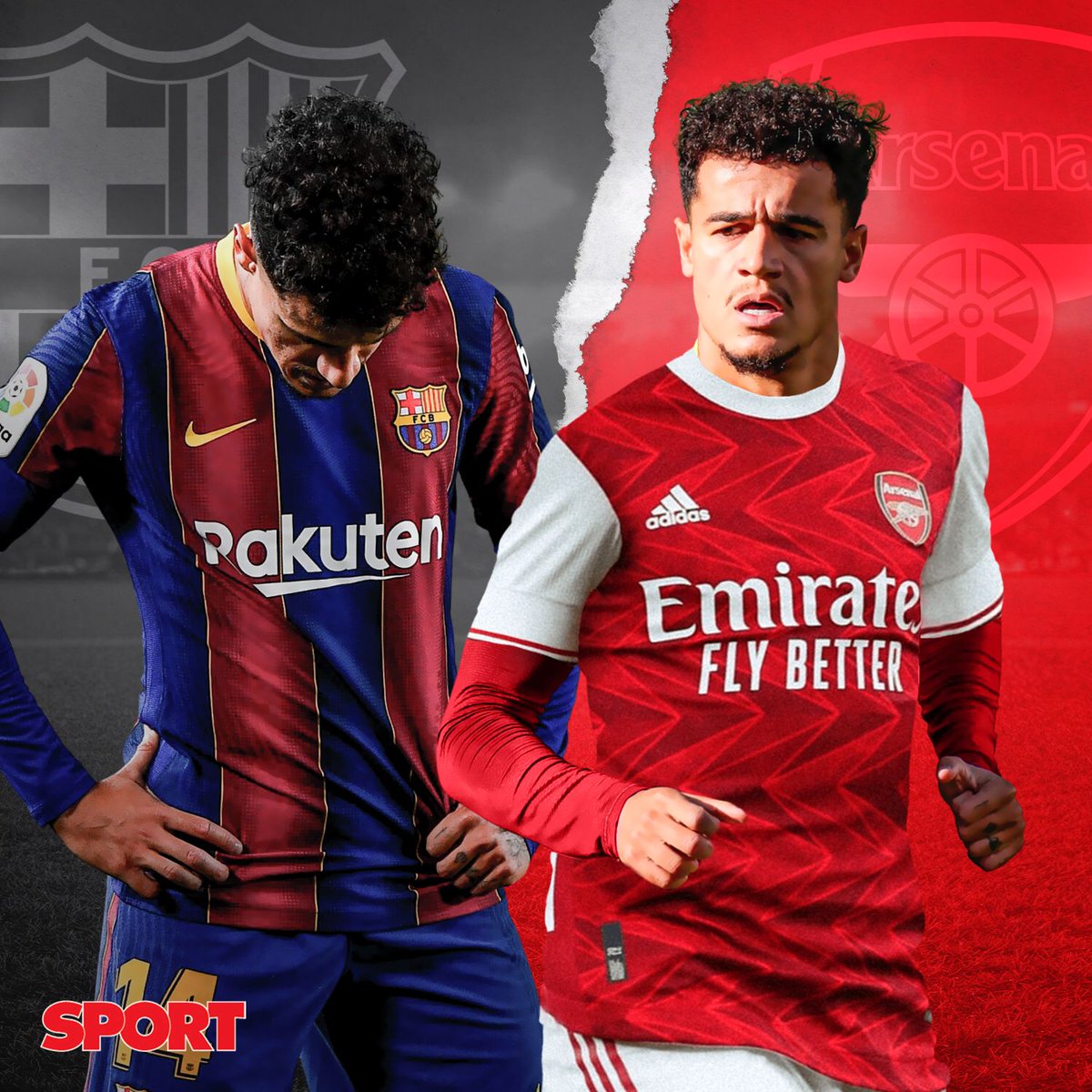sport's tweet photo. 🔵🔴 El Barça, interesado en un intercambio Aubameyang-Coutinho, según Skysports

✍️ ¿Firmas? 

❤ Sí
🔄 No https://t.co/ctn8fuAMEL