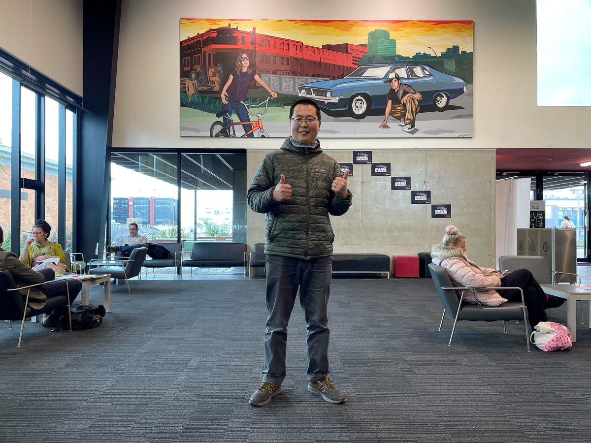 Dawei Wang is one of 25 postgraduate students returning to Wintec as part of the government's border exception for international students. Welcome back Dawei - we're so glad you can finally complete your postgraduate diploma in Applied Informatics. #intled #wintec